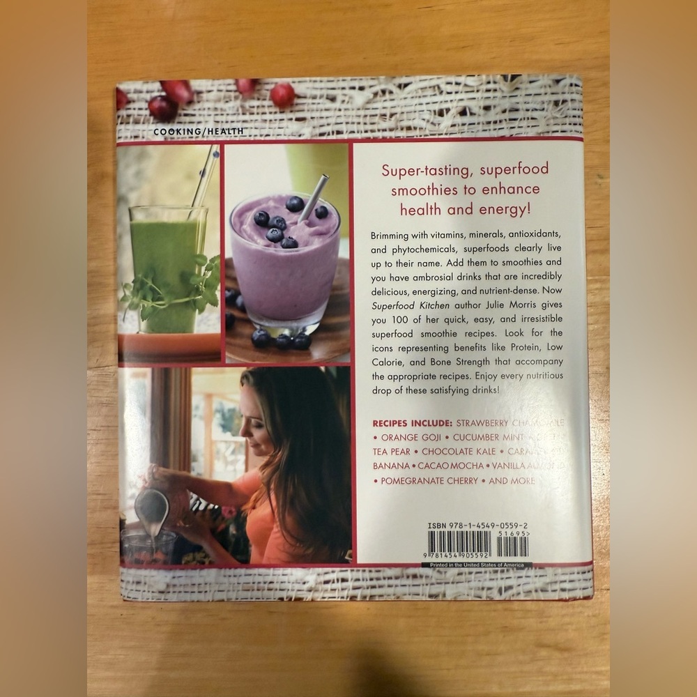 Superfood Smoothies Book by Julie Morris - Picture 2 of 4